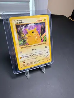 1999 Pokemon Base Set Pikachu 58/102 Shadowless Yellow Cheeks - NM/Mint - Origin - Image 1