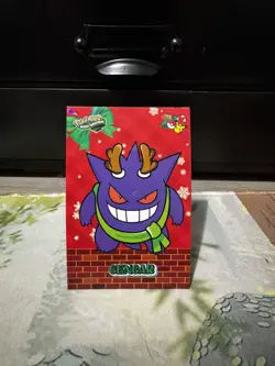Pokemon 2024 Card Database Christmas Set Gengar #3 Cracked Holo Peru US Seller - Image 1