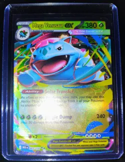 Pokemon Mega Venusaur EX Holo Card English Standard Lot 2 Cards - Image 1