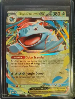 Pokemon Mega Venusaur EX Holo Card English Standard Lot 2 Cards - Image 2
