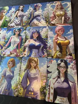 One Piece Set of 18 Collectible Character Anime Picnic Spring Cards Luffy Zoro - Image 5