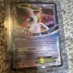 Pokemon Mew EX Full Art Holo 120 HP Card 46/124 Psychic English - Image 1