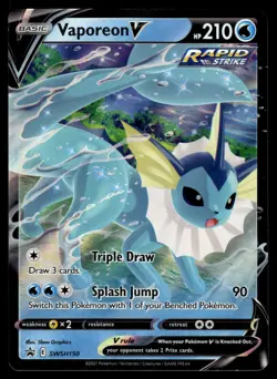 Vaporeon V SWSH150 SWSH: Sword & Shield Promo Cards Pokemon - Image 1