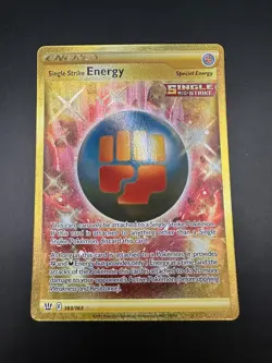 Single Strike Energy 183/163 Battle Styles Secret Rare Full Art Pokemon Card - Image 1