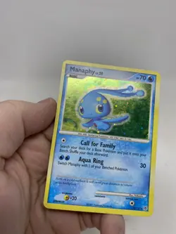 Manaphy 9/130 Holo Rare Diamond & Pearl Base Set Pokemon Card Near Mint - Image 2