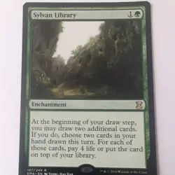 Magic the Gathering MTG Sylvan Library 187/249 Eternal Masters - Image 1