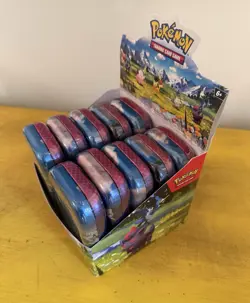 Pokemon TCG Ascended Heroes MINI TIN Open DISPLAY BOX (dmg), New/Sealed 10x Tins - Image 5