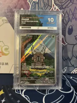 Pinsir 168/167 Illustration Rare Pokemon TCG Twilight Masquerade Ace 10 - Image 1