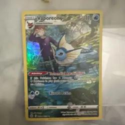 Pokemon TCG Vaporeon Sword & Shield: Brilliant Stars TG02/TG30 Holo Secret Rare - Image 2