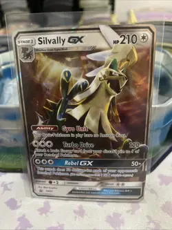 Silvally GX SM91 Holo Black Star Promo Pokemon Card NM - Image 1