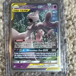 Pokemon Mewtwo & Mew GX TAG TEAM 270 HP World Championship 2019 71/236 English - Image 1
