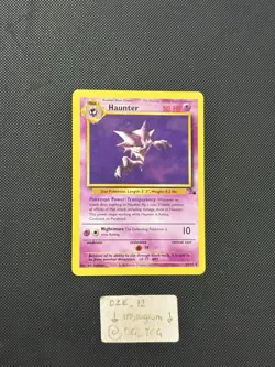 Pokemon WOTC Fossil Set - Haunter - 21/62 - Holo Rare - Unlimited Edition - NM - Image 5