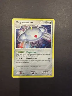 Pokemon TCG Magnezone Diamond & Pearl 8/130 Holo Holo Rare - LP - Image 1