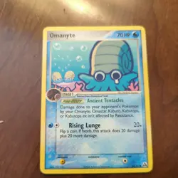 Omanyte 60/92 Common Ex Legend Maker Pokemon Card Non Holo 2006 - Image 1