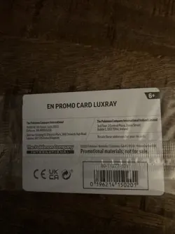 Luxray Me03: Pokemon Sealed Perfect Order EN PROMO Holo TCG Exclusive! Silver - Image 2