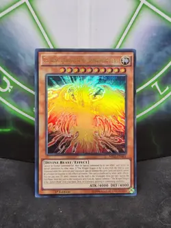 Yugioh The Winged Dragon of Ra - Immortal Phoenix MIL1-EN001 Ultra Rare 1st LP - Image 1