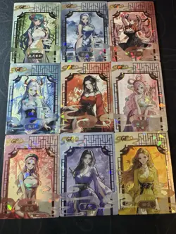 9 x Goddess Character Collectible One Piece Waifu Cards CCG Maiden Qipao - Image 1