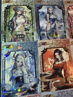 9 x Goddess Character Collectible One Piece Waifu Cards CCG Maiden Qipao - Image 2