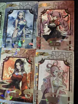 9 x Goddess Character Collectible One Piece Waifu Cards CCG Maiden Qipao - Image 3