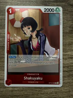 Shakuyaku OP12-006 - One Piece TCG: Legacy of the Master - Rare Foil - English - Image 1