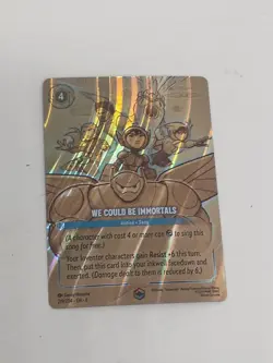 We Could Be Immortals Enchanted 214/204 Disney Lorcana (pack fresh just pulled) - Image 1