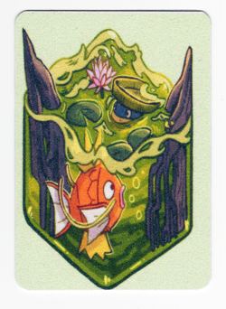 Pokemon Fanart * MAGIKARP * Card by SPACED_OUT ** GLITTER TEXTURED - Image 1