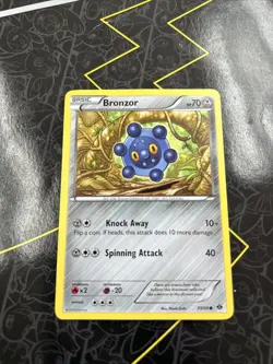 2012 Pokemon TCG Bronzor Next Destinies 75/99 Regular Common Card - Image 1