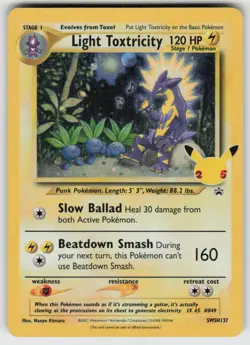 GGC - 6 Light Toxtricity SWSH137 Promo SWSH: Sword & Shield Promo Cards - Image 1