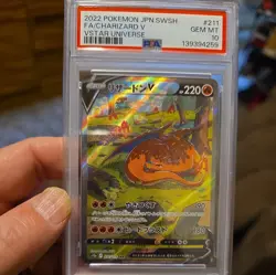 PSA 10 GEM MINT Charizard V 211/172 SAR Vstar Universe Japanese Pokemon Card - Image 1