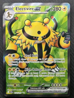 Electivire ex 212/182 Destined Rivals Secret Rare Full Art Card NM Pack Fresh! - Image 1