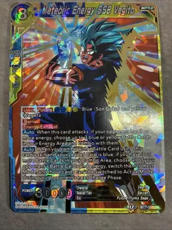 Dragon Ball Super Card Game Super Rare SR Lot Gold Foil Lot Of 8 8 Energy DBZ - Image 5