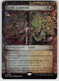 GGC - 10 Foil Grub's Command (Showcase) 340 R Lorwyn Eclipsed - Image 1
