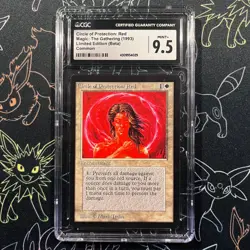 CGC 9.5 - Beta Circle of Protection Red MTG Magic the Gathering 1993 BGS - Image 1