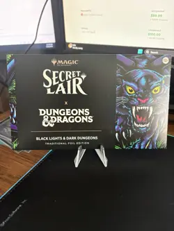 SECRET LAIR X BLACK LIGHTS & DARK DUNGEONS FOIL EDITION 🔥 In Hand Ships Now - Image 1