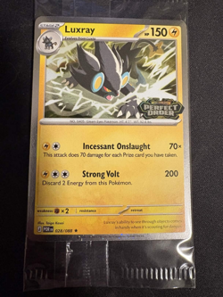 Pokemon Luxray 028/088 Perfect Order Best Buy Stamped Promo Sealed NM Mint - Image 1