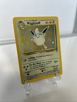 Pokemon TCG Wigglytuff Base Set 2 Holo Rare Card 19/130 Mint Condition - Image 2