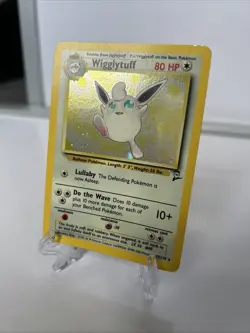 Pokemon TCG Wigglytuff Base Set 2 Holo Rare Card 19/130 Mint Condition - Image 3