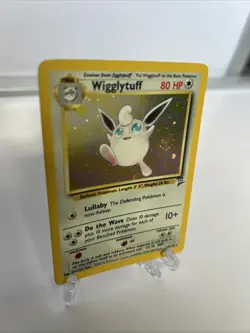Pokemon TCG Wigglytuff Base Set 2 Holo Rare Card 19/130 Mint Condition - Image 4