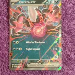 Pokemon Darkrai ex 110 Battle Academy 2024 Full Art Holo Rare 210 HP - Image 1