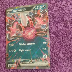 Pokemon Darkrai ex 110 Battle Academy 2024 Full Art Holo Rare 210 HP - Image 2