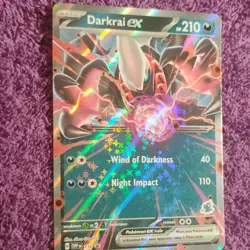 Pokemon Darkrai ex 110 Battle Academy 2024 Full Art Holo Rare 210 HP - Image 3