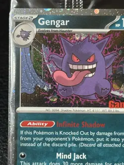 Gengar 050/088 Gamestop Stamped Promo - Pokemon TCG: Perfect Order - SEALED NM - Image 2