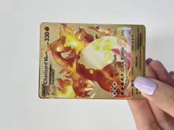 Charizard VMAX HP330 Metal POKEMON collectible Card Gift Display！ - Image 3