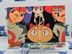 Pokemon Topps The Story of Mewtwo #24 Mewtwo Strikes Back Blue Logo HP - Image 1