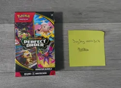 Pokemon TCG Mega Evolution Perfect Order Booster Bundle 6 Packs Sealed - Image 3
