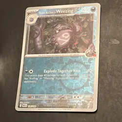 POKEMON TEAM ROCKET'S WEEZING 126/182 DESTINED RIVALS REVERSE HOLO TCG NM-Mint - Image 3