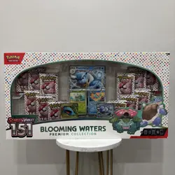 151 Blooming Waters Premium Collection Box Pokemon TCG **SEALED/NEW** - Image 1