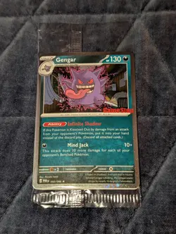 Gengar Promo Sealed with GameStop Stamp - Cosmos Holo Pokemon TCG - Image 1