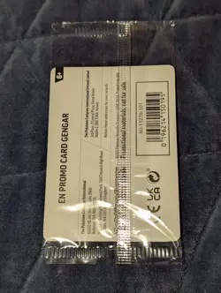 Gengar Promo Sealed with GameStop Stamp - Cosmos Holo Pokemon TCG - Image 2
