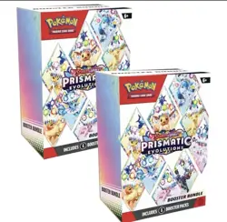 Pokemon Scarlet & Violet Prismatic Evolutions Booster Bundle Lot of 2 *SEALED* - Image 2